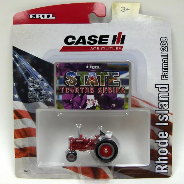 Manufacturer_ERTL Tractors<1/64 Farmall 230, State Tractor Series #24, Rhode Island