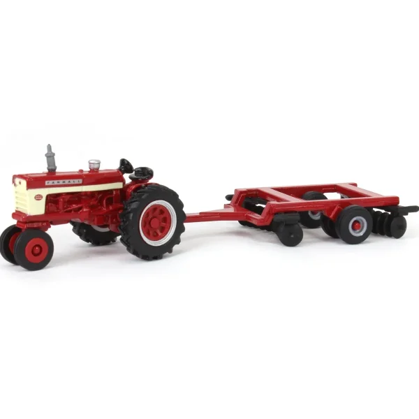 Manufacturer_ERTL Tractors | Implements<1/64 Farmall 460 Tractor with Disk by ERTL
