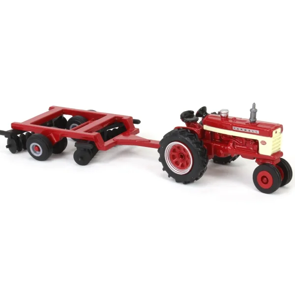 Manufacturer_ERTL Tractors | Implements<1/64 Farmall 460 Tractor with Disk by ERTL