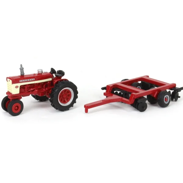 Manufacturer_ERTL Tractors | Implements<1/64 Farmall 460 Tractor with Disk by ERTL
