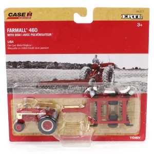 Manufacturer_ERTL Tractors | Implements<1/64 Farmall 460 Tractor with Disk by ERTL