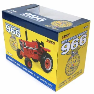 Manufacturer_ERTL Tractors<1/16 FFA International Harvester 966 Black Stripe Wide Front