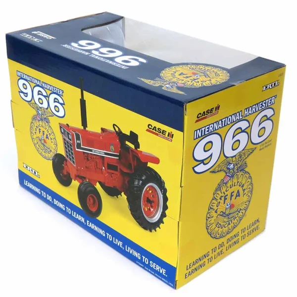 Manufacturer_ERTL Tractors<1/16 FFA International Harvester 966 Black Stripe Wide Front