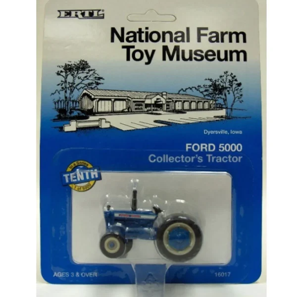 Manufacturer_ERTL Tractors<1/64 Ford 5000 Collector's Tractor, National Farm Toy Museum, #10 in Series