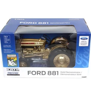 Manufacturer_ERTL Tractors<1/16 Ford 881 Gold Demonstrator, 25th Anniversary National Farm Toy Museum