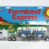 Manufacturer_ERTL Tractors | Lowboys & Flatbeds<1/64 Ford Semi with 2 Ford TW-35 Tractors