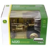 Manufacturer_ERTL Tractors<Gold Chrome Chase Unit ~ 1/16 John Deere 4020 Wide Front w/ Cab, 60th Anniversary Collector Edition