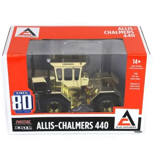 Manufacturer_ERTL Tractors<Gold Chrome Chase Unit ~ 1/32 Allis Chalmers 440 4WD, ERTL 80th Anniversary, Prestige Collection