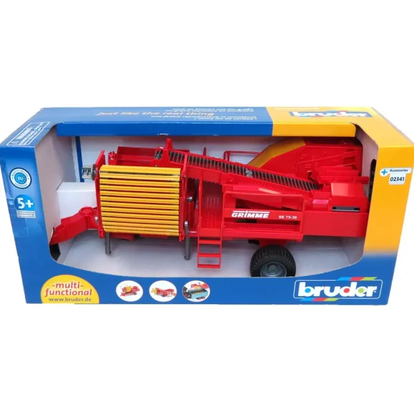 Manufacturer_Bruder Toys Implements<1/16 GRIMME SE 75-30 Potato Digger by Bruder