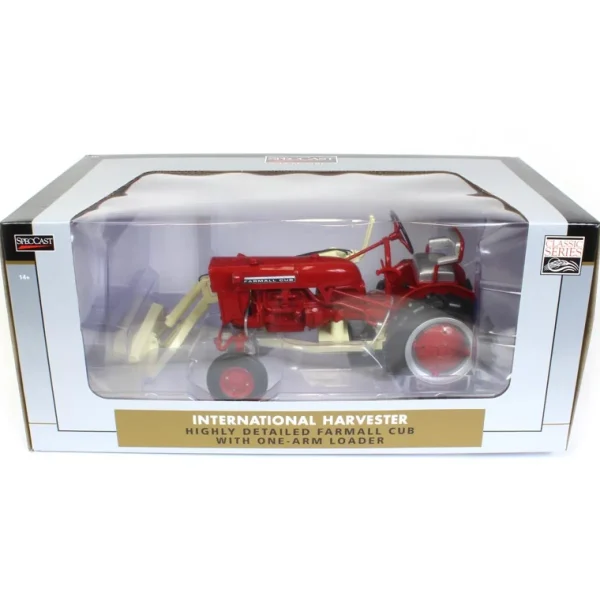 Manufacturer_SpecCast Tractors<1/16 High Detail 1977 International Harvester Farmall Cub with One-Arm Loader