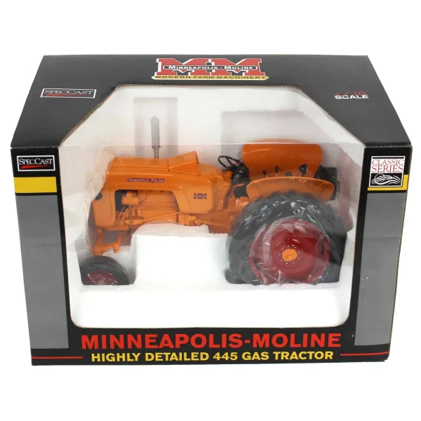 Manufacturer_SpecCast Tractors<1/16 High Detail Minneapolis Moline 445 Gas Wide Front
