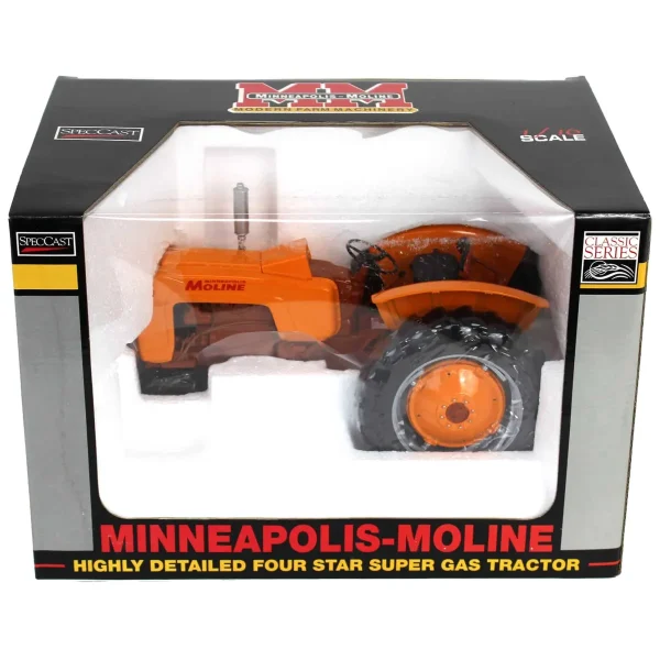 Manufacturer_SpecCast Tractors<1/16 High Detail Minneapolis Moline Four Star Super Gas Narrow Front Tractor