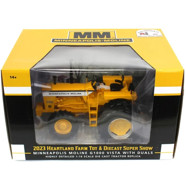 Manufacturer_SpecCast Tractors<1/16 High Detail Minneapolis Moline G1000 Vista FWA Wide Front with Rear Duals