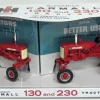 Manufacturer_ERTL Tractors<1/16 IH Farmall 130 & 230 Tractor Set, 50th Anniversary Collector Edition