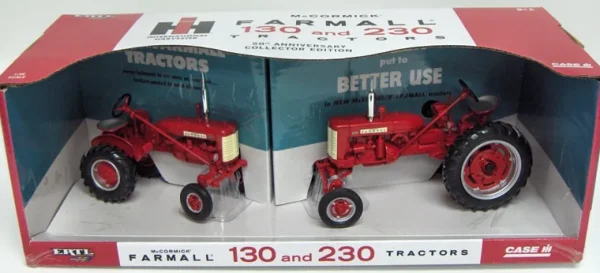 Manufacturer_ERTL Tractors<1/16 IH Farmall 130 & 230 Tractor Set, 50th Anniversary Collector Edition