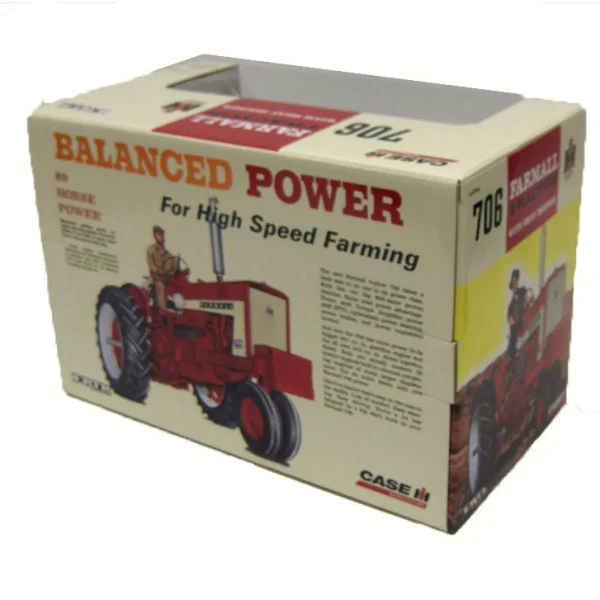 Manufacturer_ERTL Tractors<1/16 IH Farmall 706 Diesel Narrow Front with Heat Houser