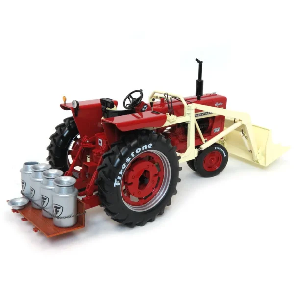 Manufacturer_SpecCast Tractors<1/16 IH Farmall 544 Hydro with Loader & Milk Can Platform, 2018 Firestone Series