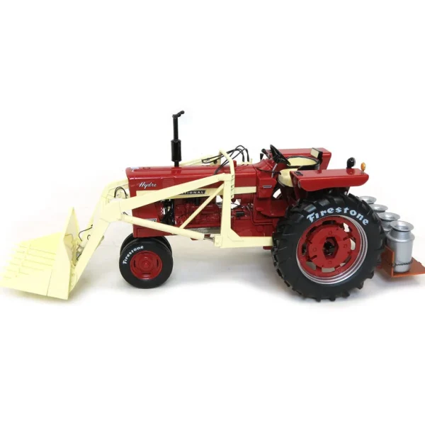Manufacturer_SpecCast Tractors<1/16 IH Farmall 544 Hydro with Loader & Milk Can Platform, 2018 Firestone Series