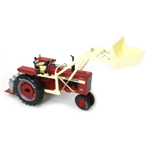 Manufacturer_SpecCast Tractors<1/16 IH Farmall 544 Hydro with Loader & Milk Can Platform, 2018 Firestone Series