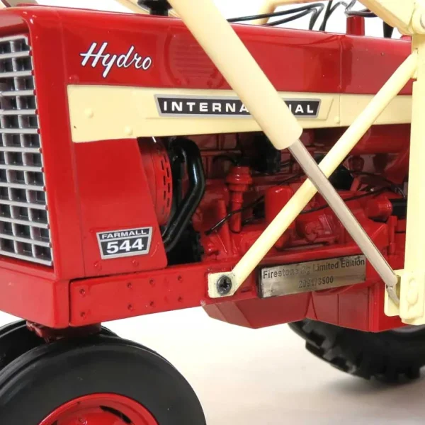 Manufacturer_SpecCast Tractors<1/16 IH Farmall 544 Hydro with Loader & Milk Can Platform, 2018 Firestone Series