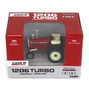 Manufacturer_ERTL Tractors<1/64 IH Farmall 1206 Turbo Tractor with Rear Duals, ERTL Prestige Collection