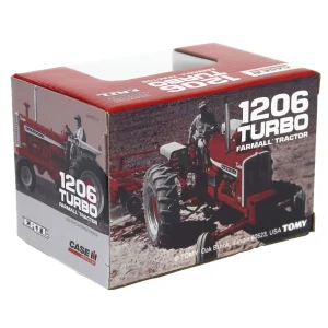 Manufacturer_ERTL Tractors<1/64 IH Farmall 1206 Turbo Tractor with Rear Duals, ERTL Prestige Collection
