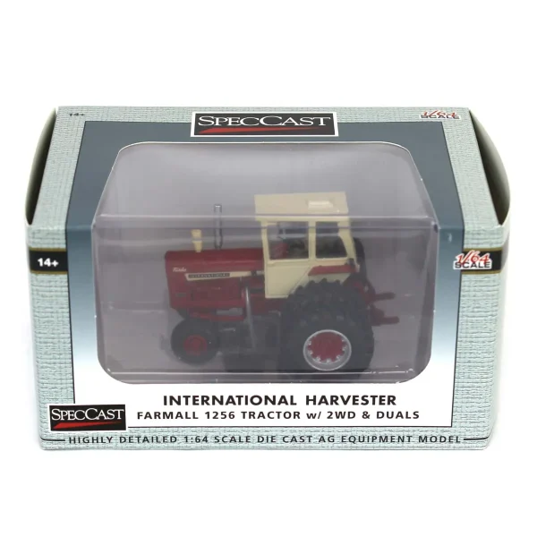 Manufacturer_SpecCast Tractors<1/64 IH Farmall 1256 2WD Tractor with Cab