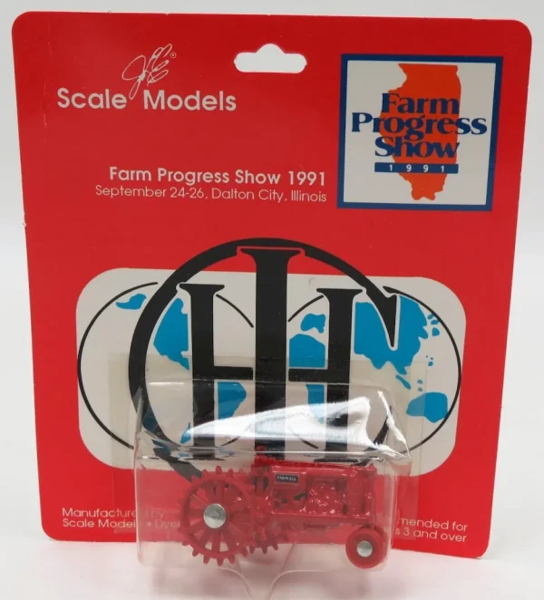 Manufacturer_Scale Models Tractors<1/64 IH Farmall F12 with Steel Wheels, 1991 Farm Progress Show