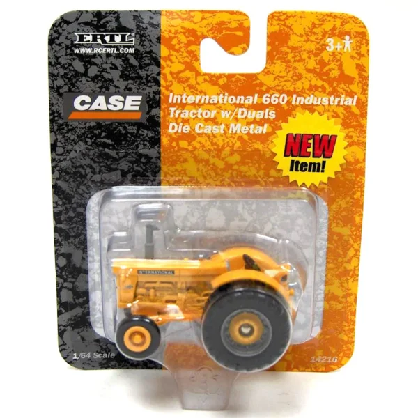 Manufacturer_ERTL Tractors<1/64 International 660 Industrial Tractor with Duals by ERTL