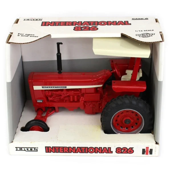 Manufacturer_ERTL Tractors<1/16 International 826 Tractor with ROPS by ERTL