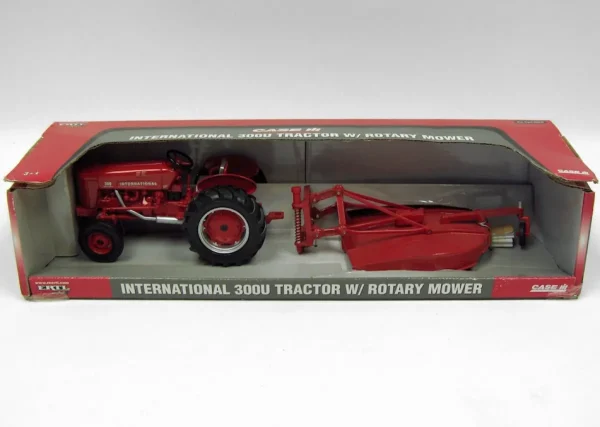 Manufacturer_ERTL Tractors<1/16 International 300 Utility with Mower by ERTL