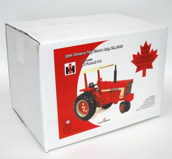 Manufacturer_Scale Models Tractors<1/16 International Farmall 966 Narrow Front with ROPS, 2005 Ontario Toy Show