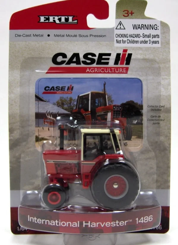 Manufacturer_ERTL Tractors<1/64 International Harvester 1486 Tri-Stripe