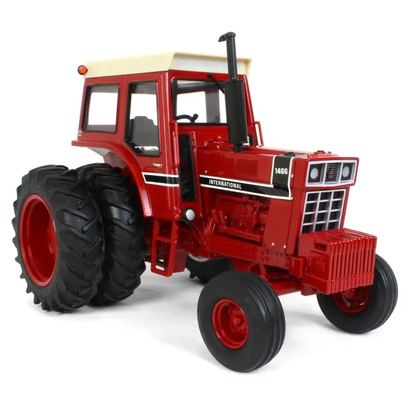 Manufacturer_ERTL Tractors<1/16 International Harvester 1466 Black Stripe 2WD w/ Cab & Rear Duals, ERTL Prestige Collection