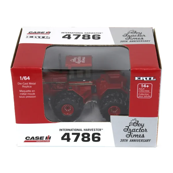 Manufacturer_ERTL Tractors<1/64 International Harvester 4786 4WD with Front & Rear Duals, Toy Tractor Times 39th Anniversary