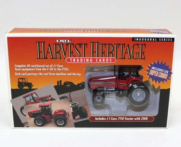 Manufacturer_ERTL Tractors<1/64 JI Case 7110 Magnum 2WD with ERTL Harvest Heritage Inaugural Series Trading Cards