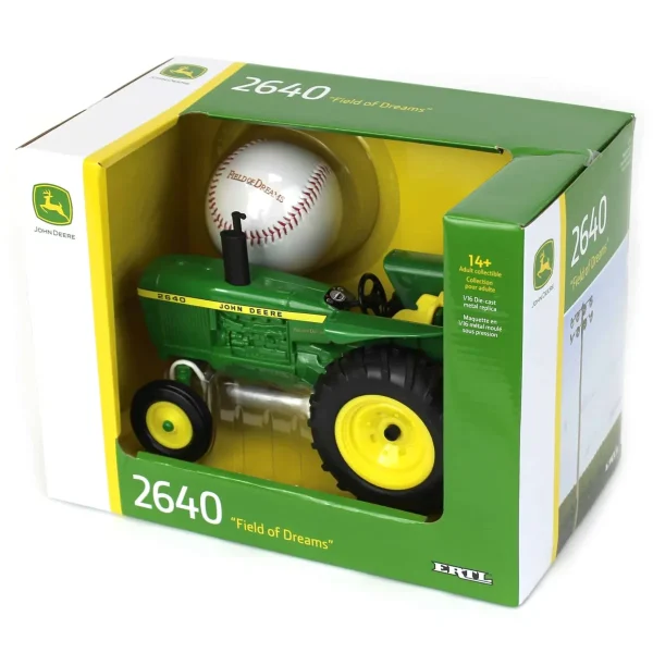 Manufacturer_ERTL Tractors<1/16 John Deere 2640 Field of Dreams Tractor with Baseball