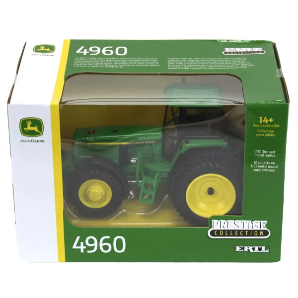 Manufacturer_ERTL Tractors<1/32 John Deere 4960 MFD with Rear Duals, ERTL Prestige Collection