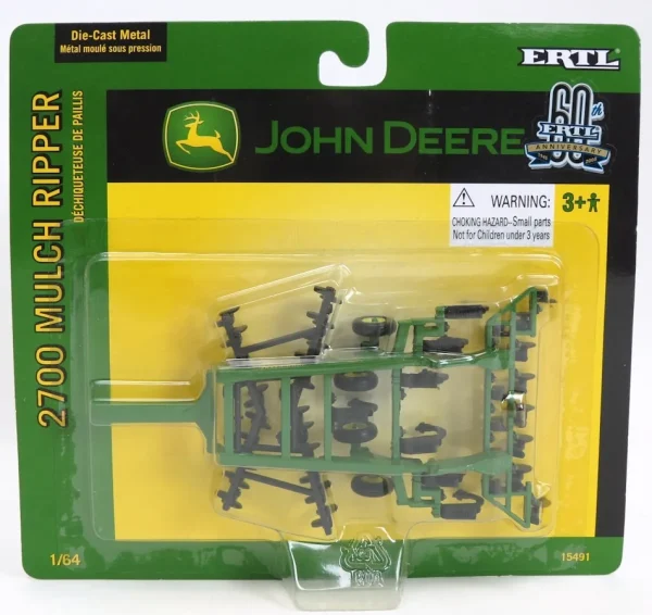 Manufacturer_ERTL Implements<1/64 John Deere 2700 Mulch Ripper by ERTL