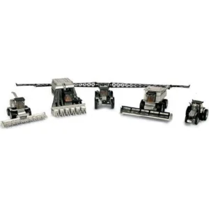 Manufacturer_ERTL Tractors | Implements<1/64 John Deere 5 Piece Chrome Plated Set
