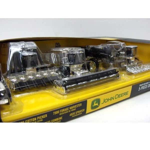 Manufacturer_ERTL Tractors | Implements<1/64 John Deere 5 Piece Chrome Plated Set