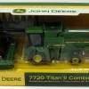 Manufacturer_ERTL Tractors<1/64 John Deere 7720 Titan II with Corn & Grain Heads