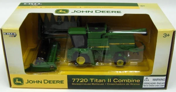 Manufacturer_ERTL Tractors<1/64 John Deere 7720 Titan II with Corn & Grain Heads