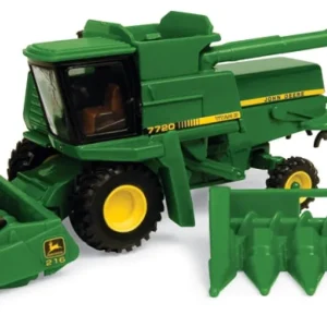 Manufacturer_ERTL Tractors<1/64 John Deere 7720 Titan II with Corn & Grain Heads