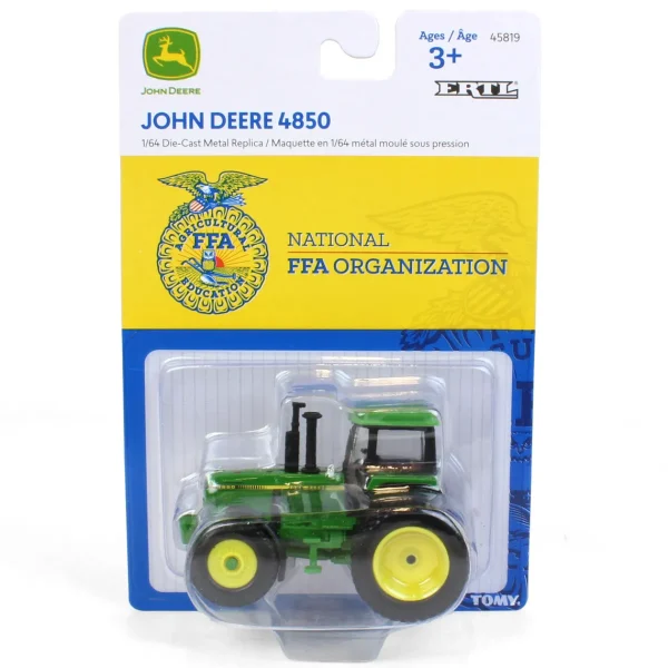 Manufacturer_ERTL Tractors<1/64 John Deere 4850 Tractor with FFA Logo by ERTL