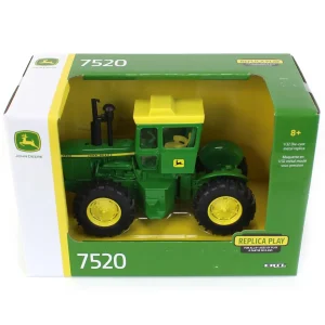 Manufacturer_ERTL Tractors<1/32 John Deere 7520 4WD Tractor w/ Long Hood Stripe & Rear Fenders