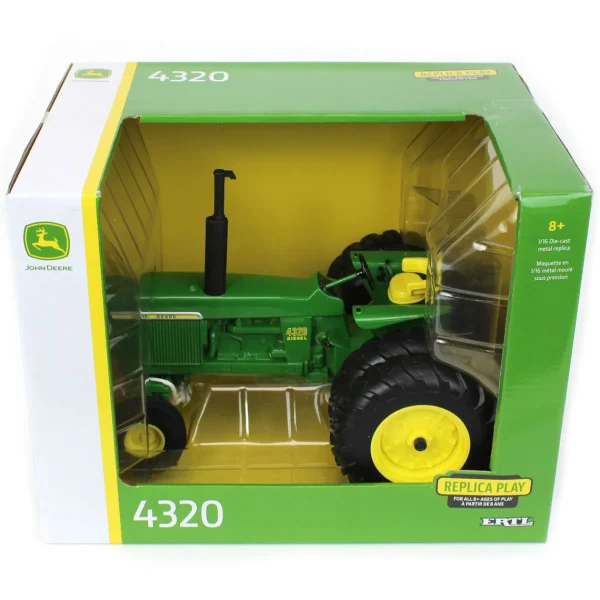 Manufacturer_ERTL Tractors<1/16 John Deere 4320 Wide Front Tractor w/ Rear Duals & Rear Fenders