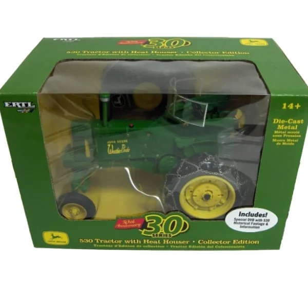 Manufacturer_ERTL Tractors<1/16 John Deere 530 Wide with Heat Houser, 50th Anniversary Collector Edition