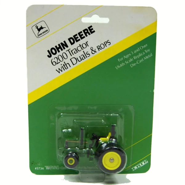 Manufacturer_ERTL Tractors<1/64 John Deere 6200 with Duals and ROPS by ERTL