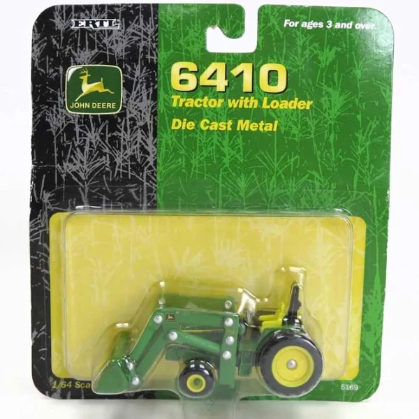 Manufacturer_ERTL Tractors<1/64 John Deere 6410 with Loader & ROPS